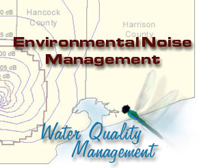 top links to environmental noise management, bottom links to water resources